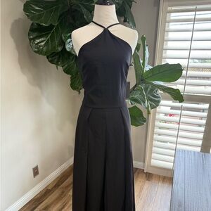 Julia Jordan Black Flowy Jumpsuit with Spaghetti Straps